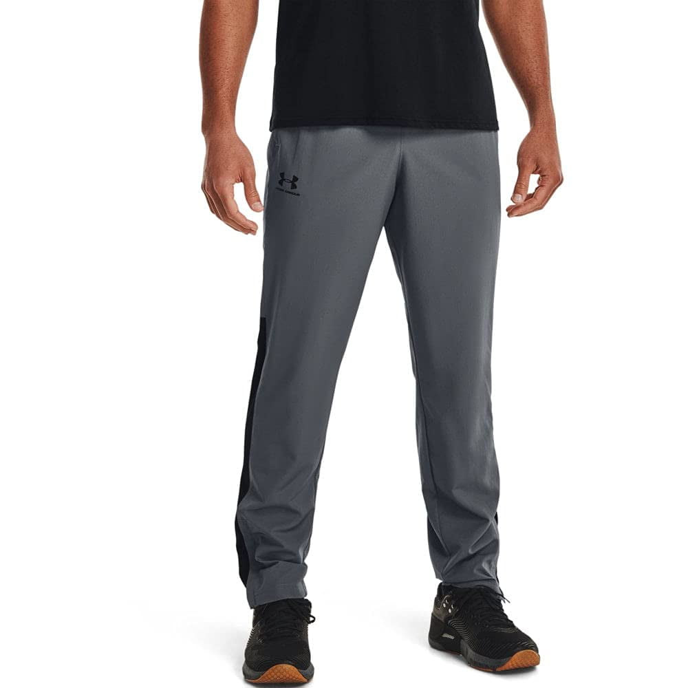 Pantalones De Entrenamiento Under Armour Woven Vital Para Hombre, Color Gris Intenso