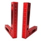 thumbnail image 2 of 2 Uds Caja De Cuadrados De Posicionamiento De 90 Grados Clip De Fijación De ángulo Recto DIY De Carpintero Rojo, 2 of 5