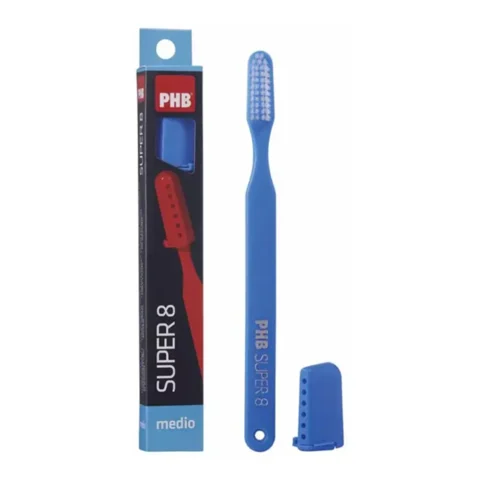 Cepillo De Dientes Phb Phb Super 8 Medio Pack X 2 Unidades