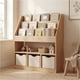 thumbnail image 1 of Organizador Biblioteca Librero Para Niño Multiuso 90x30x100 Marrón, 1 of 7