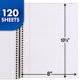 thumbnail image 5 of Cuaderno Mead de 3 materias, rayado college, 120 hojas, 27 x 20 cm, 5 of 8