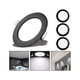 thumbnail image 1 of 3 Foco Plafon Embutido Redondo 18w Luz Fria Borde Negro, 1 of 3