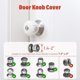 thumbnail image 2 of EUDEMON Moms Choice Gold Awards Winner 4 Pack Baby Safety Door Knob Covers, 2 of 3