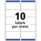 thumbnail image 5 of Etiquetas de envío Avery Printables 2x4 Matte Clear 100 unidades, 5 of 8