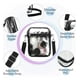 thumbnail image 5 of Cartera Bolso Transparente Negro Largo Ajustable Negro Rayas, 5 of 6