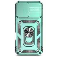 Estuche Gangxun Para Iphone 16, Soporte Giratorio 360°, Estilo Mecánico Y Magnético