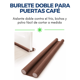 thumbnail image 2 of Burlete Doble Para Puerta Cafe Aislante De Frío, Bichos Y Polvo, 2 of 11