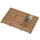 thumbnail image 1 of Tapete de baño de bambú Bamfan nogal antideslizante e impermeable, 1 of 7