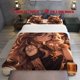 thumbnail image 1 of 3pcs Fox Girlfriend Anime Theme Print Three Piece Bedding Set Soft Quilt Cover And Two Pillowcases, 1 of 5