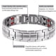 thumbnail image 4 of Pulsera de acero inoxidable con terapia magnética para hombres, alivio del dolor de artritis y síndrome del túnel carpiano, mejora el campo magnético fisiológico del cuerpo y elimina la fatiga., 4 of 7