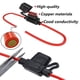 thumbnail image 2 of Portafusibles en línea calibre 14, 12 V CC, ATC/ATO, kit de 12 portafusibles de cuchilla con 60 fusibles estándar para automóvil, arnés de cableado de 14 AWG, cable flexible impermeable para fusibles, 2 of 7