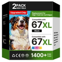 Cartuchos De Tinta Acaves 67Xl Compatibles Con Hp 67 Deskjet/Envy