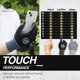 thumbnail image 4 of Guantes de trabajo LIO FLEX táctil negro talla M - 3 pares, 4 of 6