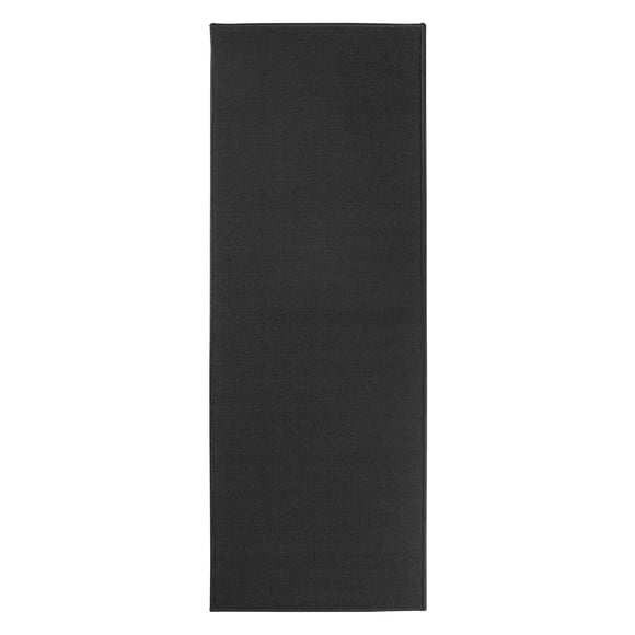 Alfombra Accent Ritz negra de 50,8 cm x 152,4 cm, no destiñe, resistente a las manchas