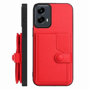 Foxdock Funda Para Motorola Moto G 5G 2024 Con Bloqueo Rfid - Diseño Elegante Con Cierre De Botón