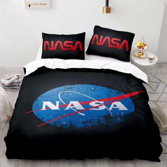 Nasa Mars Logo Quilt Duvet Cover Set Home Textiles Super Bedroom Decor3-Piece Bedding Set
