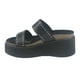 thumbnail image 2 of Sandalia Chalada Mujer Viru-30 Negro Plataforma, 2 of 6