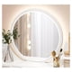 thumbnail image 3 of Tocador De Madera Con Espejo Y Luz Led Mas Taburete Blanco, 3 of 3