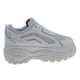 thumbnail image 4 of Zapatilla Terraplen Blanco/Rojo Vía Franca, 4 of 5