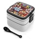 thumbnail image 1 of El Asombroso Mundo de Gumball Fiambrera de Doble Capa, Contenedor de Almuerzo Portátil Apilable, Almacenamiento de Alimentos Hermético a Prueba de Fugas, 1000ml, 1 of 6