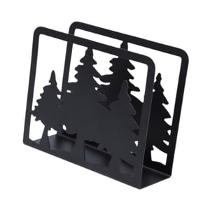 Bothyi - Servilletero Navideño Resistente Para Mesa De Comedor, Organizador De Pañuelos De Papel Negro, Estilo A