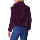 thumbnail image 3 of INSPIRE CHIC Chaqueta de Piel Recortada para Mujer Solapa Cardigan Esponjoso Bolero 2026 Invierno Abrigo Corto de Piel Sintética Conjuntos L Púrpura Oscuro, 3 of 6