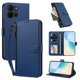 thumbnail image 2 of Funda con Billetera para [TCL K32/TCL K33] con Bolsillo Zipper y Tarjetero Azul, 2 of 6
