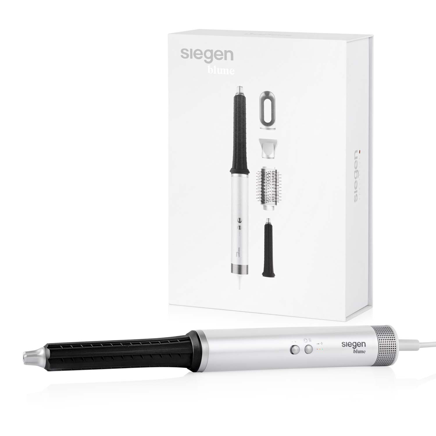 Siegen - Cepillo Alisador Sg-B2810 Coanda Styler 5 En 1 1500W Blanco