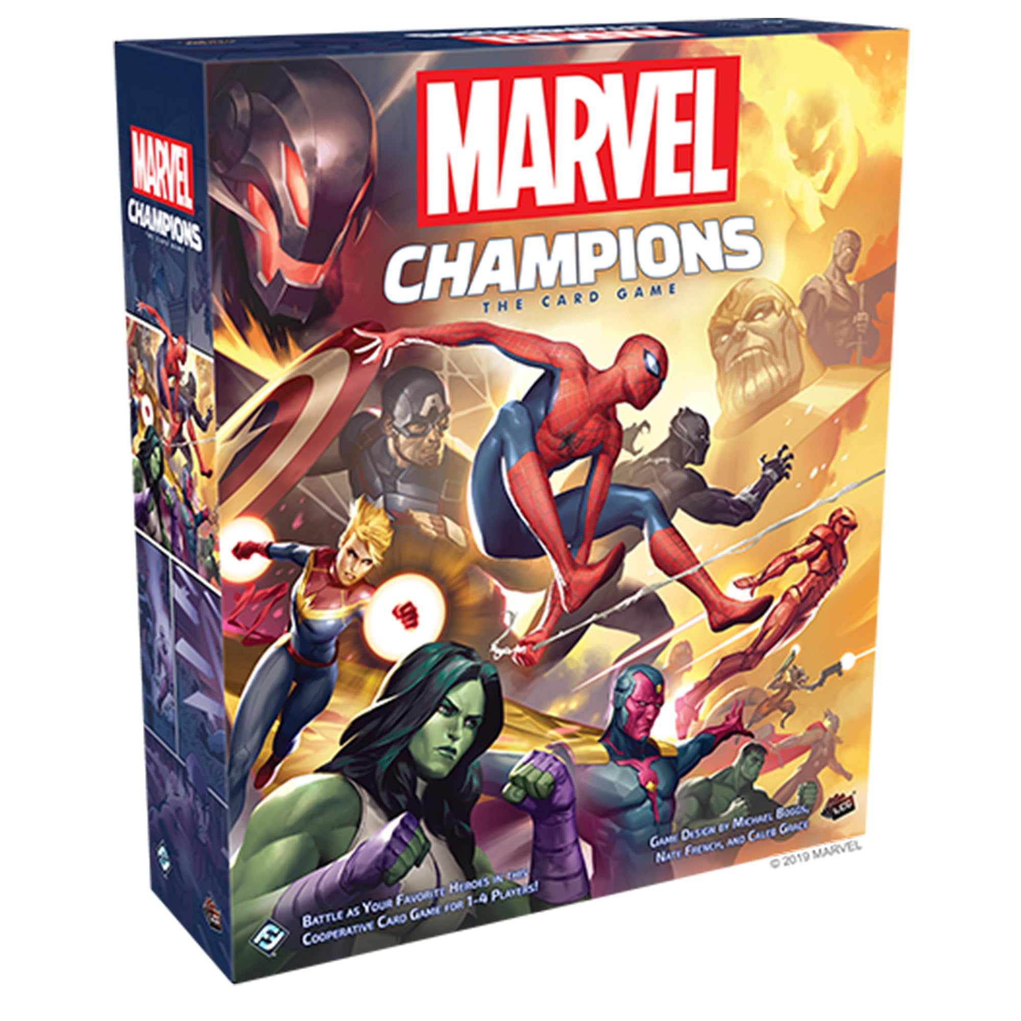 Fantasy Flight Games - Juego De Cartas Fantasy Flight Marvel Champions Base 14+ Kids