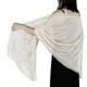 thumbnail image 1 of Floral Lace Scarf for Women - Lightweight Shawl Wrap with Fringe for Evening Dresses and Weddings, 1 of 5