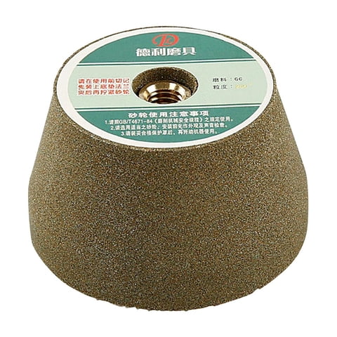 Ioensy - Rueda De Piedra Abrasiva Para Amoladora Angular M10, Rueda De Copa Abocinada De Granito, 1 Ud.