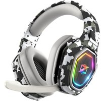 Auriculares Inalámbricos Para Juegos Ozeino Para Ps5, Ps4 Y Pc Con Micrófono Plegable