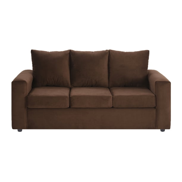 Sofa Kendy 3c Felpa 30 Chocolate