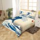 thumbnail image 2 of Christm-as Trees D-u-t Co-ve-r Queen Size Sa-nta Claus- and Snowman Comfort-er Cover with 2 Pillow-case for Te-ens Adults Kids S-tarry Sky Be-dding Set Snow Sc-ene Brea-thable 3 Pieces D-ecorative, 2 of 5