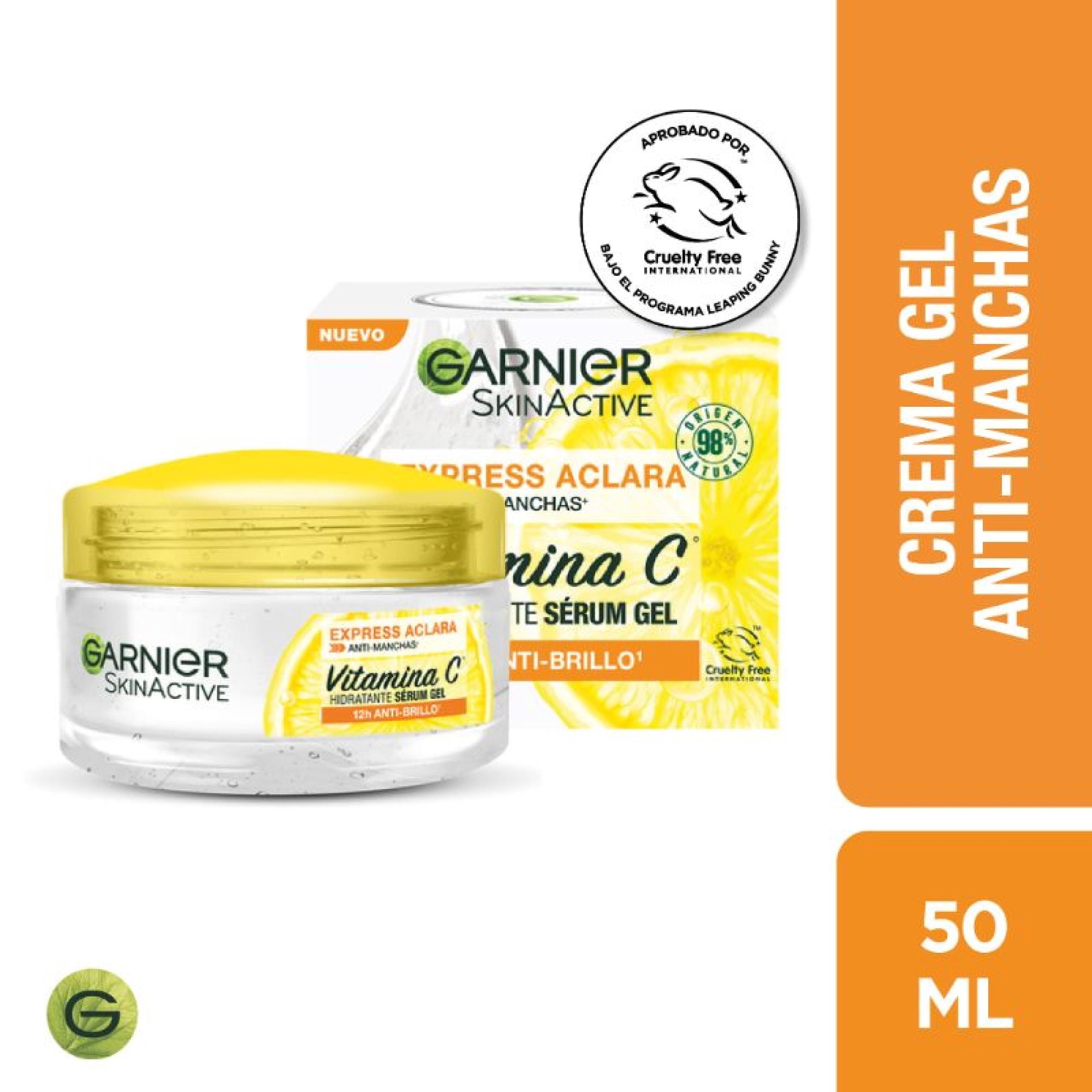 Crema Gel Hidratante Garnier Express Aclara