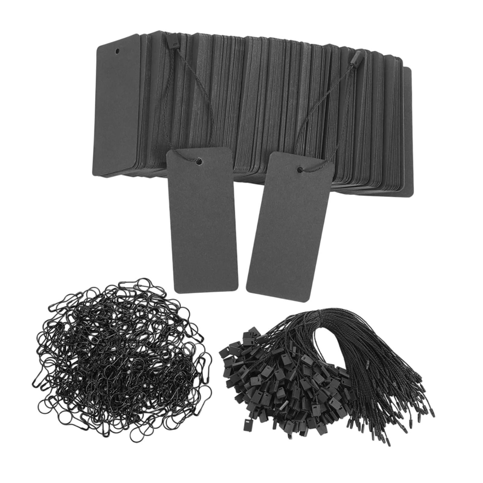 Magideal - 300 Piezas Precio Negro Tags Ropa Etiquetas Colgantes Para Colgar Etiquetas Colgantes Para El Día De La Madre Merchandising De San Valentín Día De San