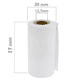 thumbnail image 2 of 20 Rollos Papel Térmico 57mm x 30 mm, 2 of 2