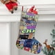 thumbnail image 2 of Todos Todavía Odian a Chris Tema: Calcetines de Navidad, fino lino blanco para colgar en escaleras y chimenea, decoración navideña para el hogar, regalo de Navidad.54cm×38cm, 2 of 5