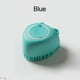 thumbnail image 1 of Softness Silicone Pet Brush For Dog & Cat, Dog Hair Massage Bath Brush With Shower Gel Dispenser, 1 of 5