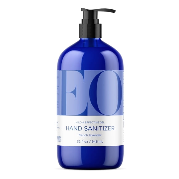 Gel desinfectante para manos EO 32 ml de lavanda francesa orgánica con 62% de alcohol