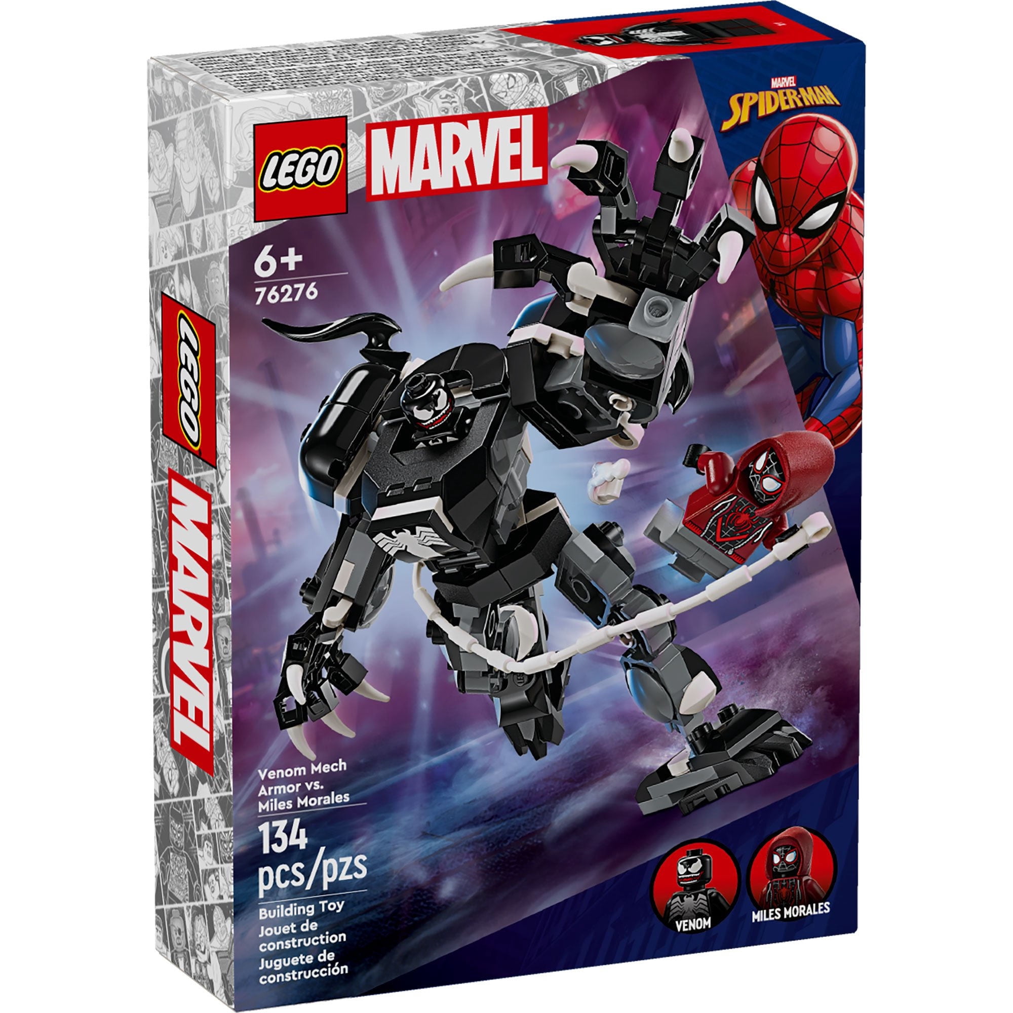 Lego - Bloques De Construcción Armadura Robótica De Venom Vs. Miles Morales 76276