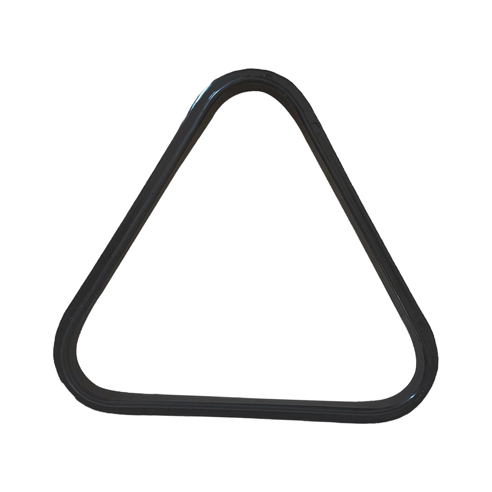 Magideal - Soporte De Bola Triangular Para Mesa De Billar, Colector De Soporte De Bolas De Billar, Soporte De Bolas, Triángulo De Mesa De Billar Negro, Fácil De Para Bola De 52Mm