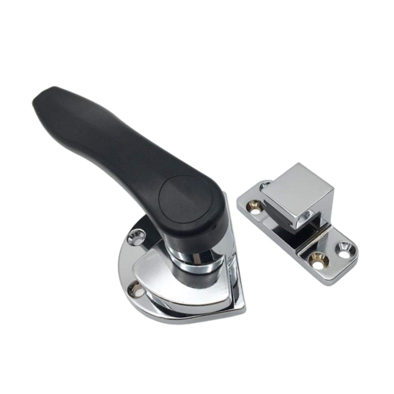 Bothyi - Cerradura De Manija De Puerta De Gabinete De Vapor, Manija De Puerta Cerrada Para Equipo De Inspección, Aleación De Zinc Para Izquierda