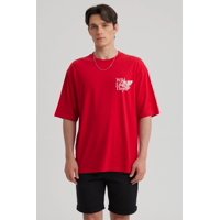 Fashionspark - Polera Hombre Print Rojo - Ll