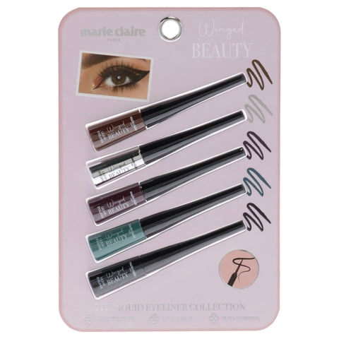 Set De Colección Delineador Líquido Marie Claire 5 Piezas Mujer