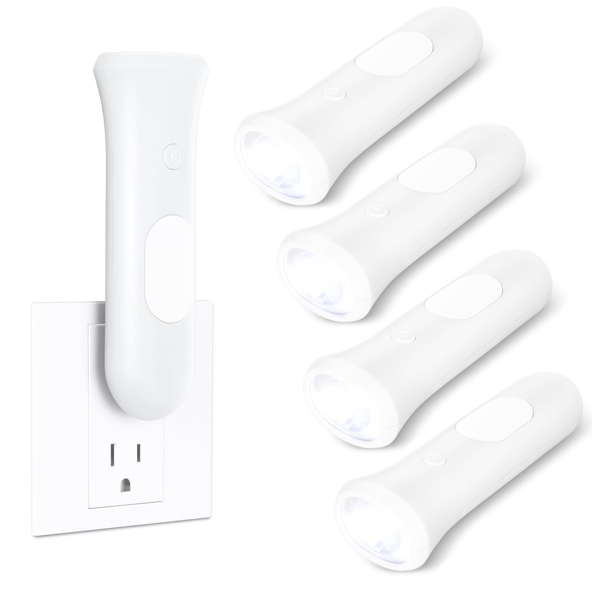Emergency Lights Rossex Linterna Led Recargable 4 En 1