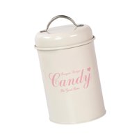 Bothyi - Recipiente De Café Con Tapa De Arroz Con Nueces De Regalo Para Perros Recipiente Para La Oficina De La Barra De Despensa Dulces Blancos