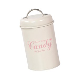 Bothyi - Recipiente De Café Con Tapa De Arroz Con Nueces De Regalo Para Perros Recipiente Para La Oficina De La Barra De Despensa Dulces Blancos