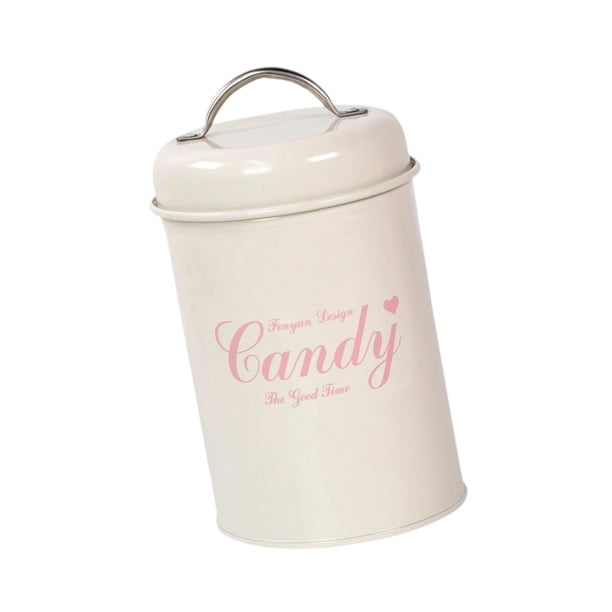 Recipiente De Café Con Tapa De Arroz Con Nueces De Regalo Para Perros Recipiente Para La Oficina De La Barra De Despensa Dulces Blancos