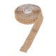 thumbnail image 3 of 1 Rollo De 5 Hileras De Diamantes De Imitación De Cinta De Diamante De Envoltura De Malla DIY Craft Golden AB, 3 of 5